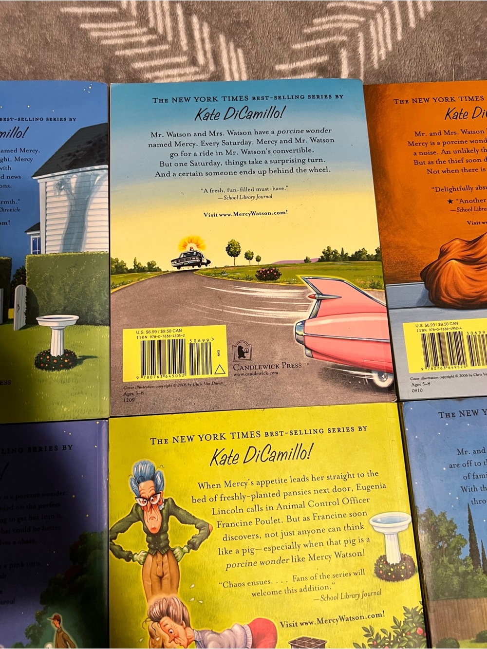 Mercy Watson Series by Kate DiCamillo 6 Piece Kids Book Lot Set Bundle - Picture 10 of 16